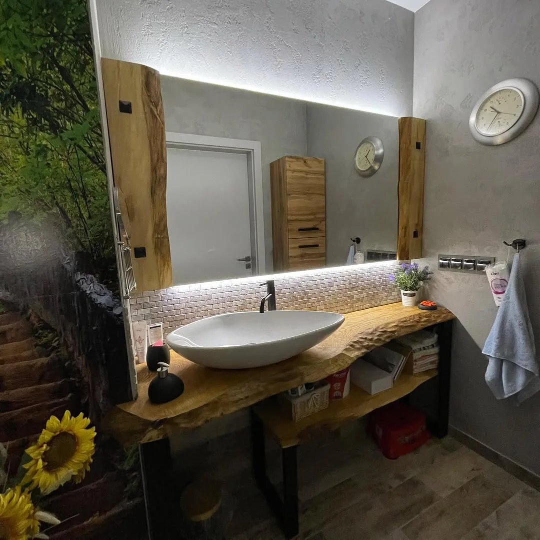 Bathroom vanity details