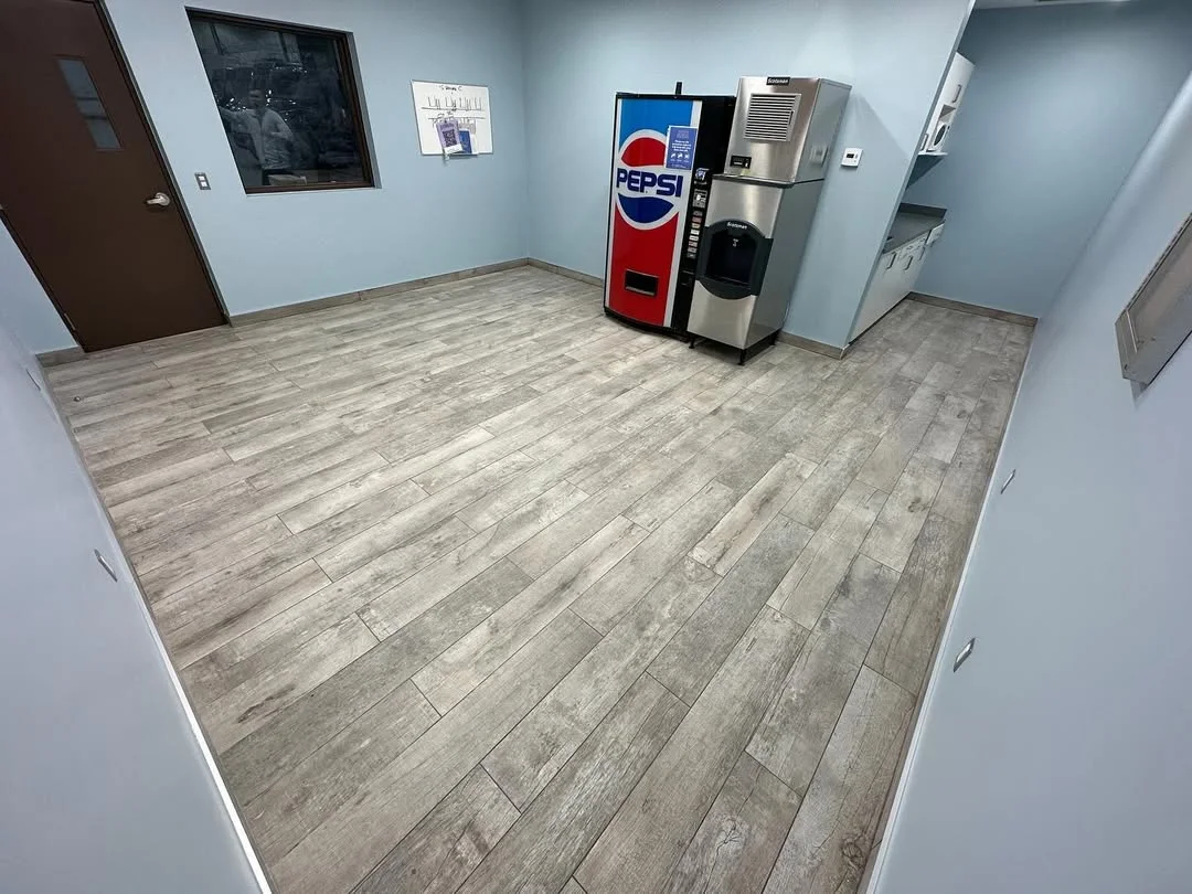 Break-room floor tile — photo 1 of 4