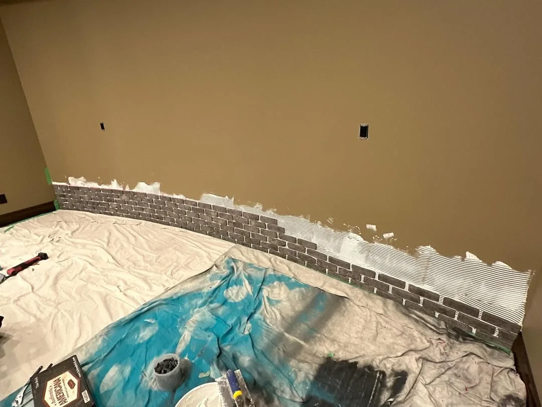 Brick feature wall — photo 4 of 4